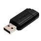 Verbatim Memoria Usb 2.0 Retráctil Pinstripe 128Gb  - Miniatura 1