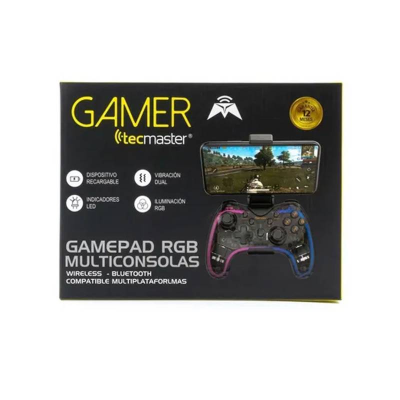 Joystick Rgb Tecmaster Multiconsolas (Ps3, Ps4, Pc, Xbox 360, Nintendo Switch) 4