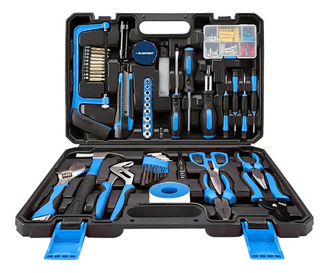 Juego Set Herramientas Manuales Blaupunkt 143Pcs Prokit600 Negro