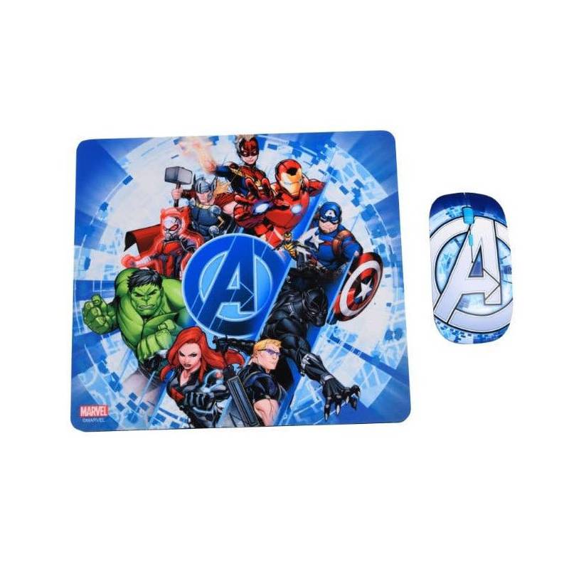 Kit Mouse Wireless + Mousepad Avengers 1 1
