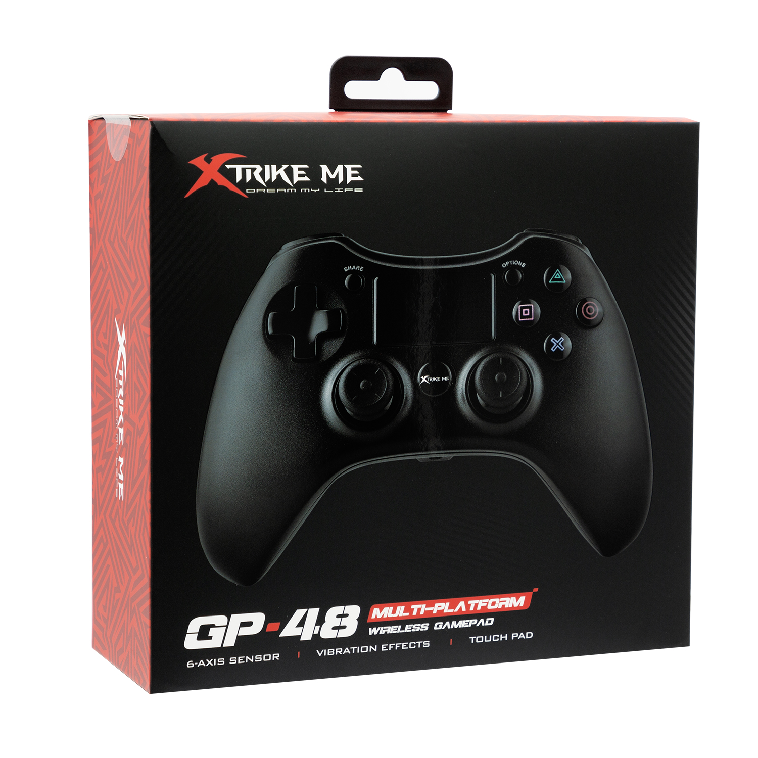 Joystick Wireless Gp-48 Ps3 Ps4 Pc Xtrike Me 4