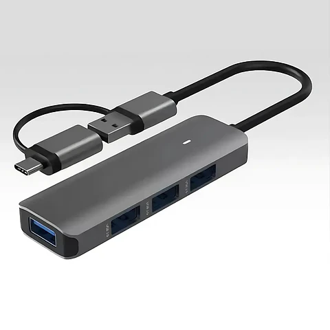 Docking Station Hub Tecmaster Tipo-C, Usb 3 Color Negro3