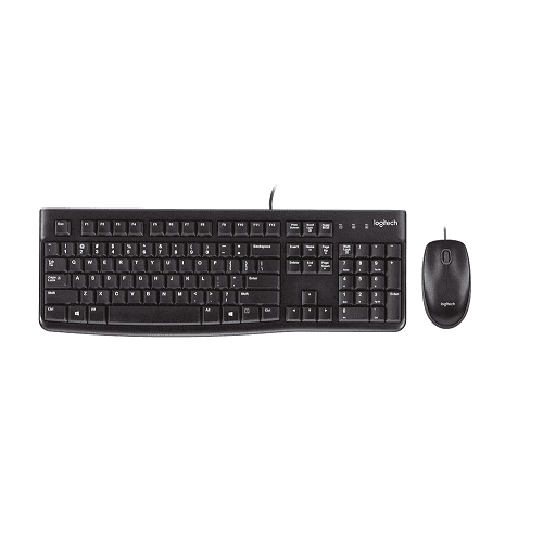 Kit Teclado + Mouse Logitech Mk120 Alámbrico 1