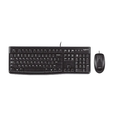 Kit Teclado + Mouse Logitech Mk120 Alámbrico
