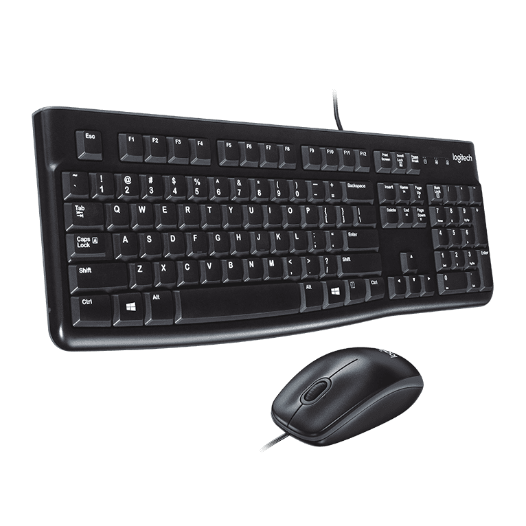 Kit Teclado + Mouse Logitech Mk120 Alámbrico 2