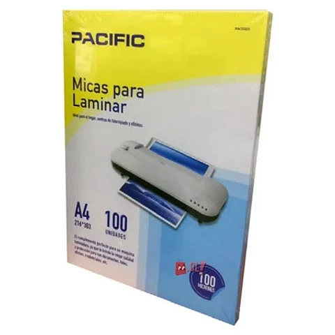Laminas Para Termo-Laminadora  Formato A4 Pacific