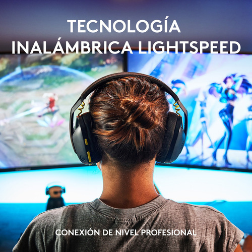 Audífonos Inalámbricos Logitech G435 Lightspeed Negro 2