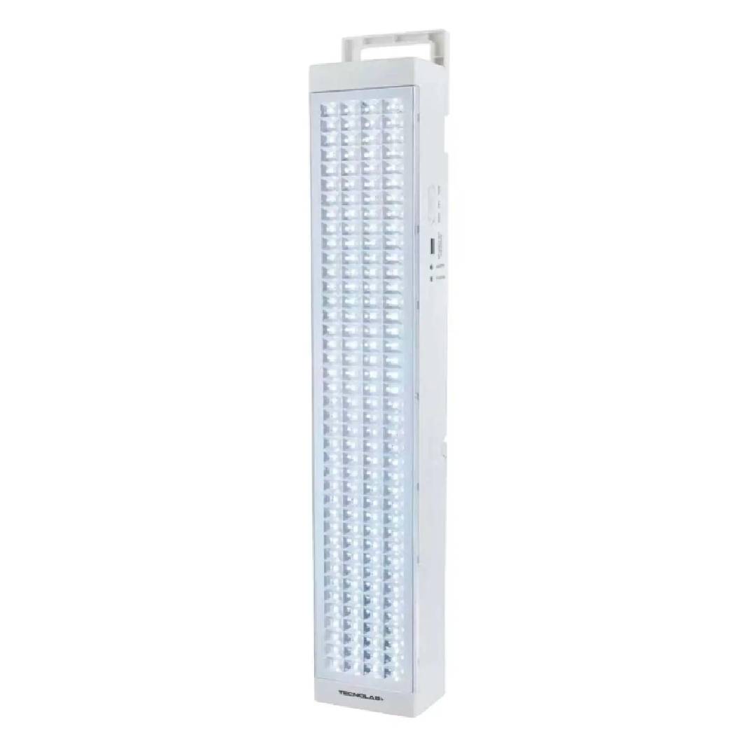 Lampara De Emergencia Con 160 Led Recargarle Tl349 Tecnolab 1
