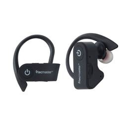 Audífonos Inalámbricos Sport Tecmaster Tm-300507, True Wireles , Color Negro 1