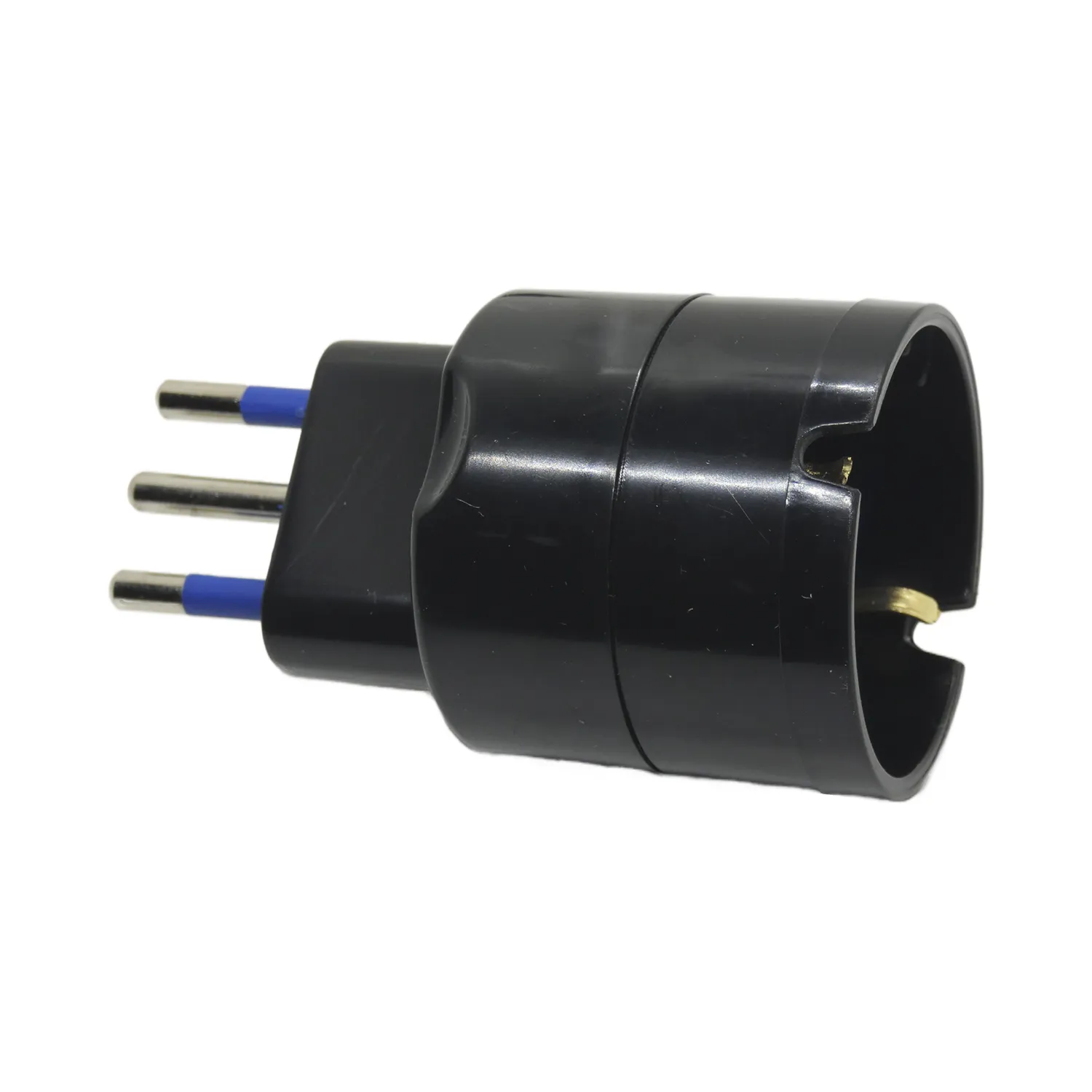 Enchufe Adaptador Schuko Negro 1500W Philco - Sello Sec 2