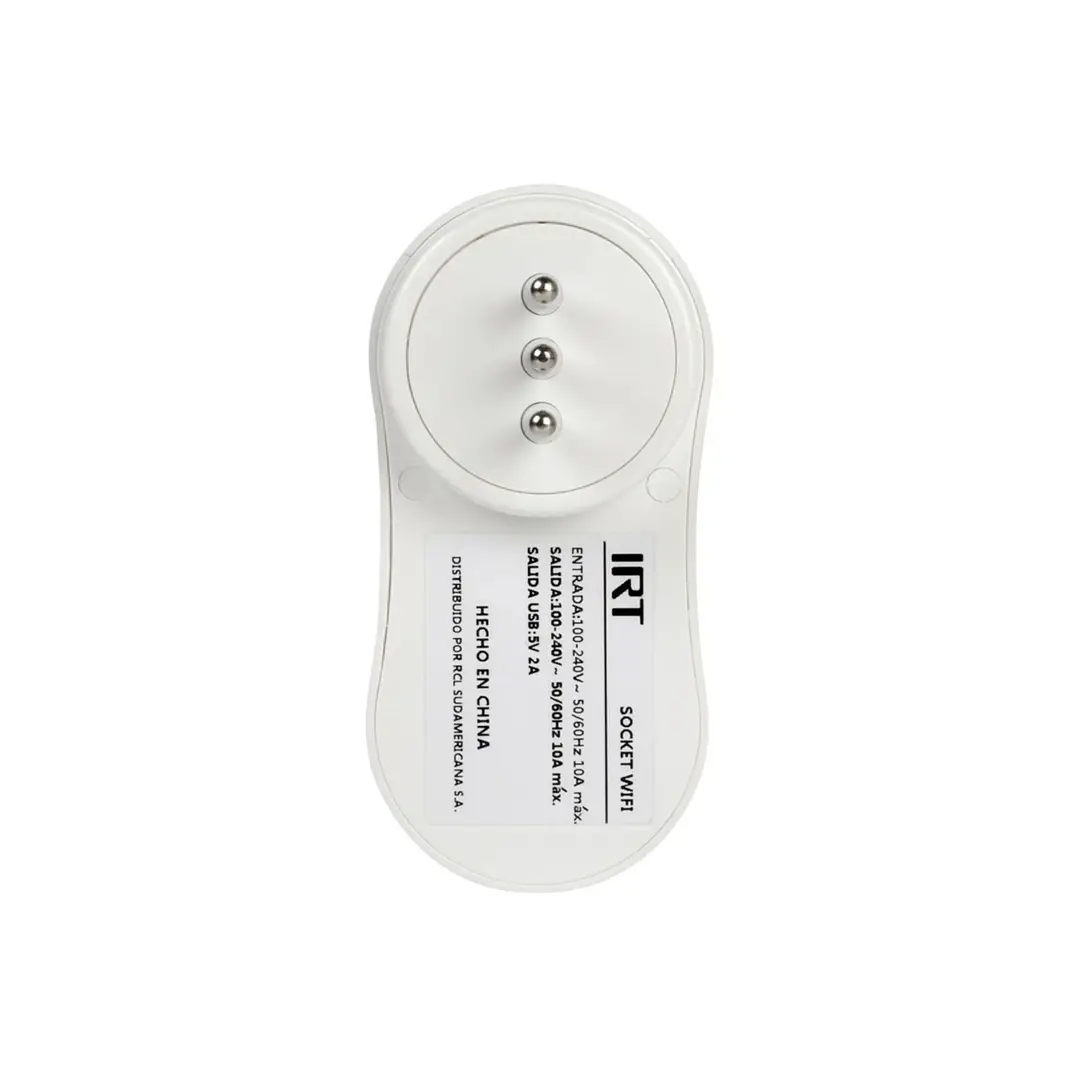 Enchufe Inteligente Con Usb 2.0 Socket Wifi Irt 1