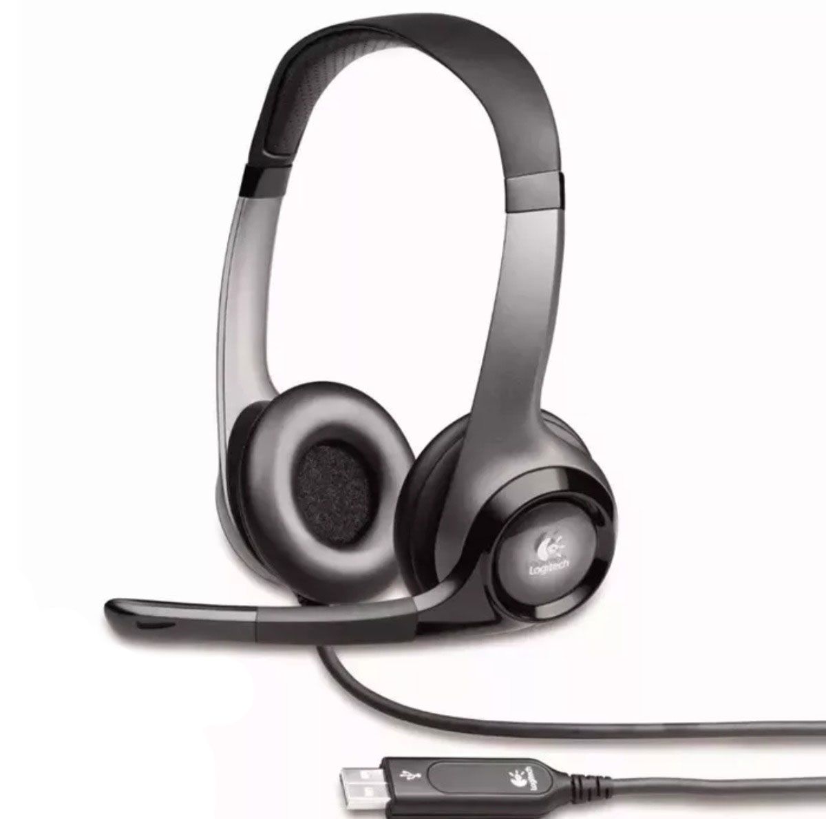 Audífonos Logitech H390 Balck Stereo C/N Microfono Usb 4