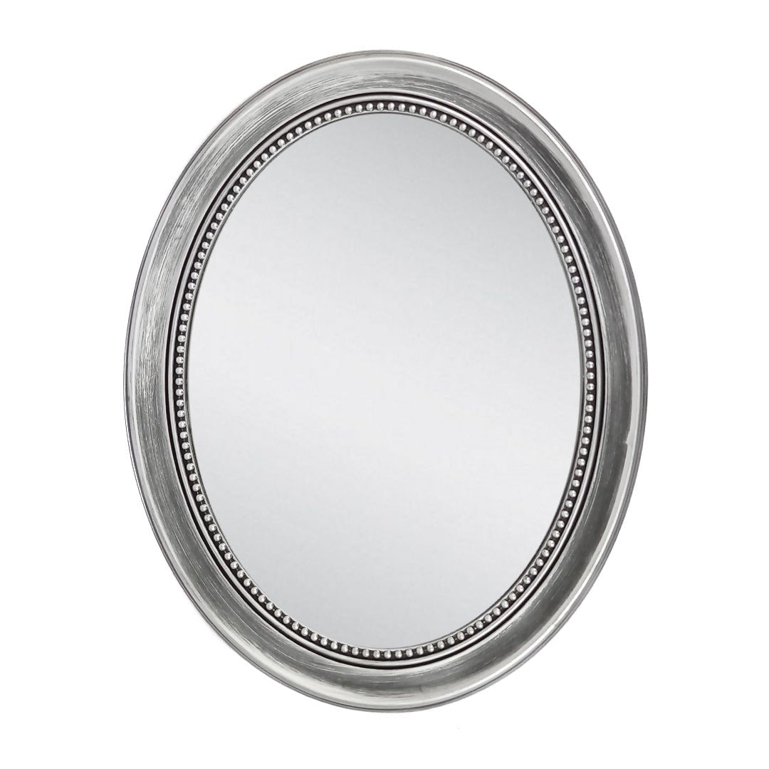 Espejo Decorativo Marco Envejecido Plateado 56X70Cm 1