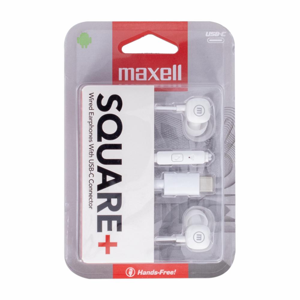 Audifonos Maxell Tipo C Square Blanco 2