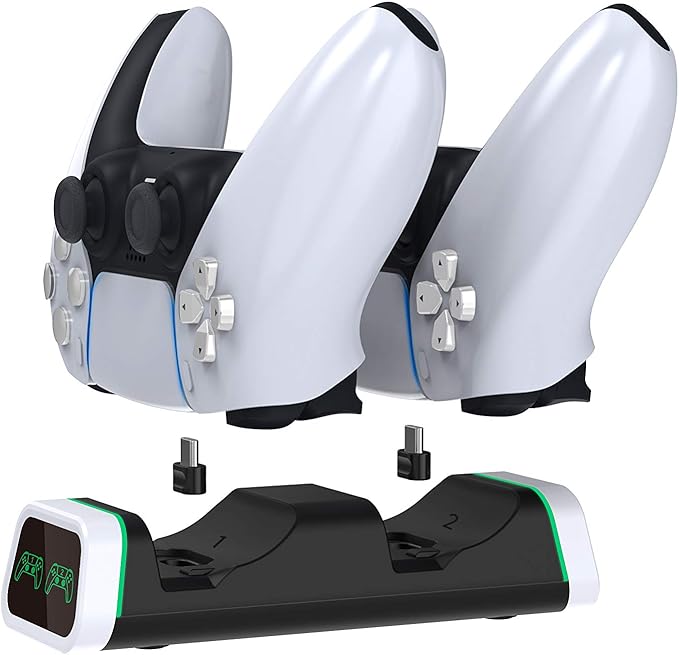 Estación De Carga Doble Para Controladores Ps5 Dualsense 2