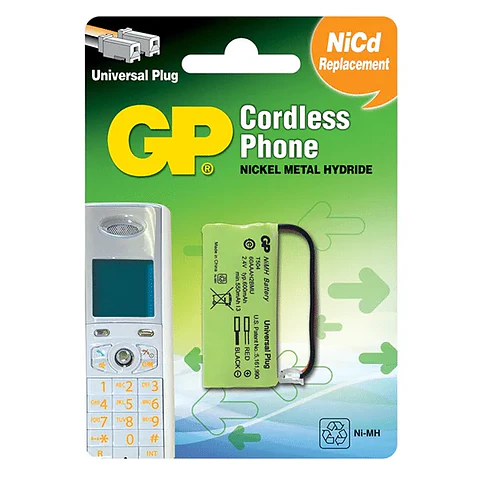 Gp Recargable Para Teléfono Inalámbrico T-504 Aaax2