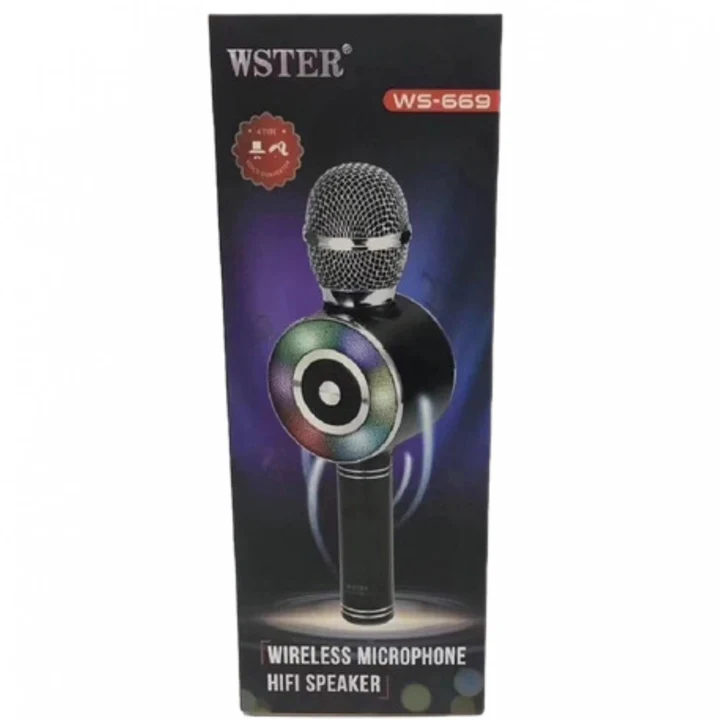 Micrófono Recargable Karaoke Ws669 2