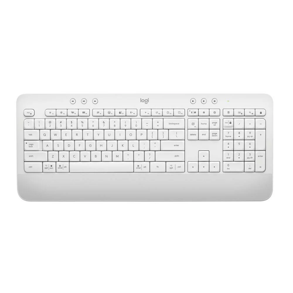 Teclado Wireless Bluetooth K650 Signature Logitech Blanco 1