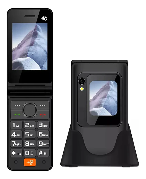 Teléfono Celular Adulto Mayor Dual Sim 2.8 Pulgadas Tl705 Negro