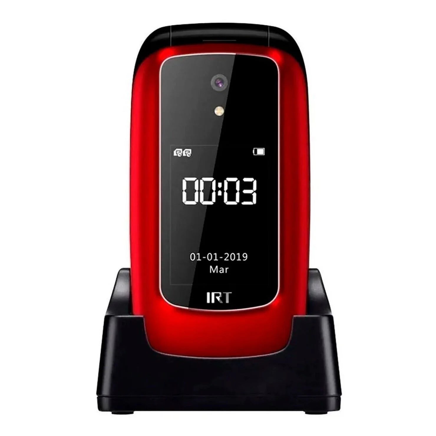 Teléfono Irt Senior 4G S O S Para Adulto Mayor Almeja 330 Red 2