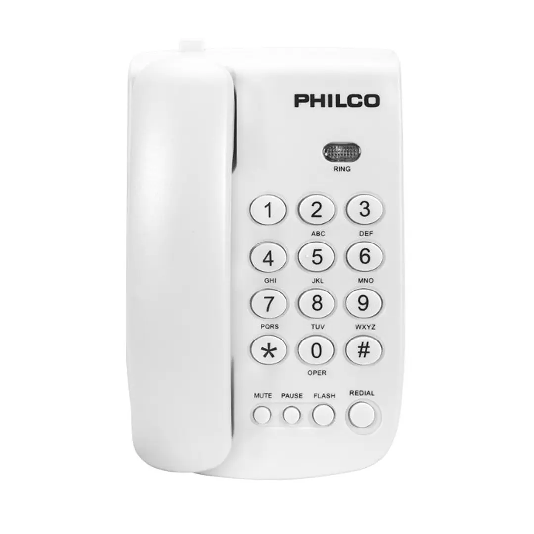 Telefono Sobremesa 150Wh Blanco Philco 1