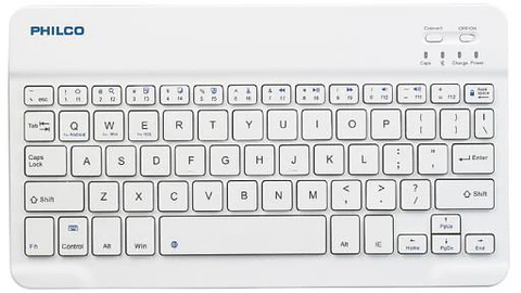 Mini Teclado Bluetooth 7 Pulgadas Philco Bk-701 White