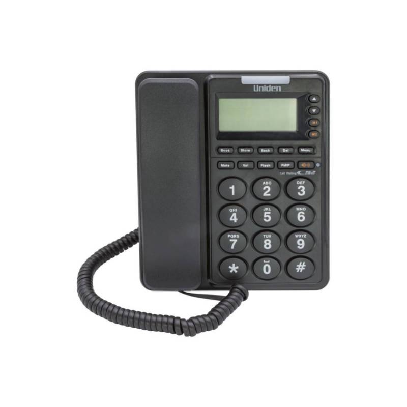 Teléfono Sobremesa Uniden At6411 Black 2
