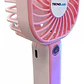 Mini Ventilador Recargable Portátil Rosado Tecnolab - Miniatura 2