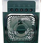 Mini Ventilador Usb De Escritorio Con Enfriador Verde Dg - Miniatura 1
