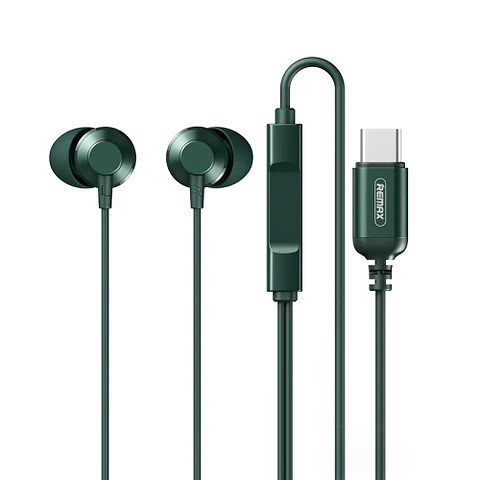 Audífono Con Cable Rm-512A Green Remax