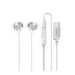 Audífono Con Cable Tipo/C  Rm-512A Silver Remax - Miniatura 1