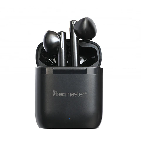 Audífono Earbuds Tws – Tipo-C, Bt Wireless  Negro Tecmaster