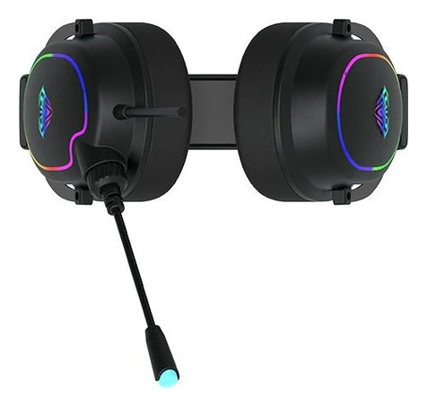 Audífono Gamer Aula 3,5 + Usb Rgb Stereo F606 4