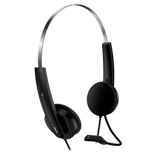 Audífono Genius Hs-220U Over-Ear, Con Micrófono Usb Negro 1