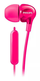 Audífono Manos Libres Jack 3.5 Pink Inear Tae1105 Philips 1