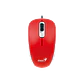 Mouse Alámbrico Dx110 Rojo Genius  - Miniatura 1