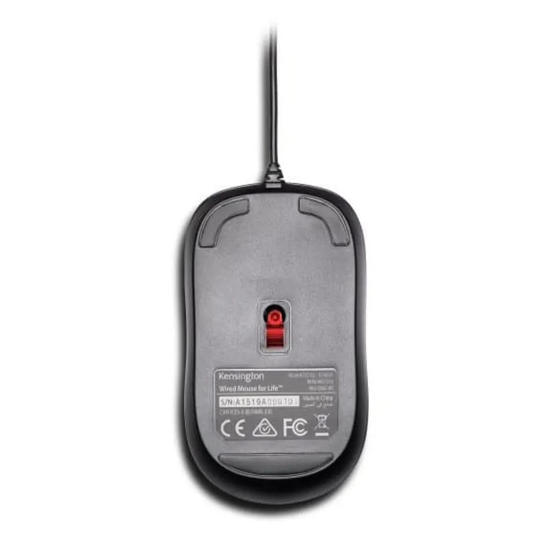 Mouse Alámbrico For Life Usb 3 Botones Kensington  3