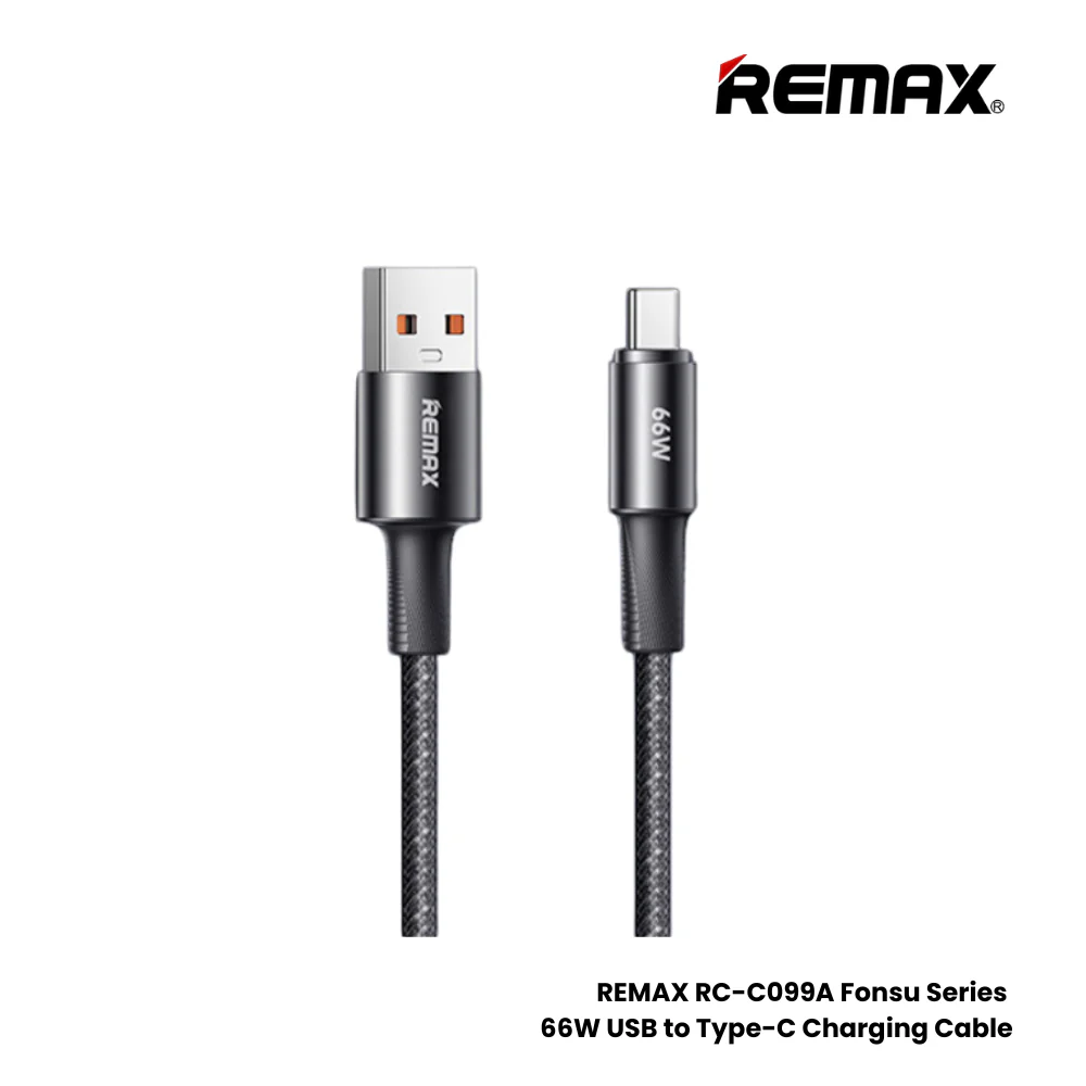 Cable Usb A Tipo/C 66W Rc-C099 Black Remax  1