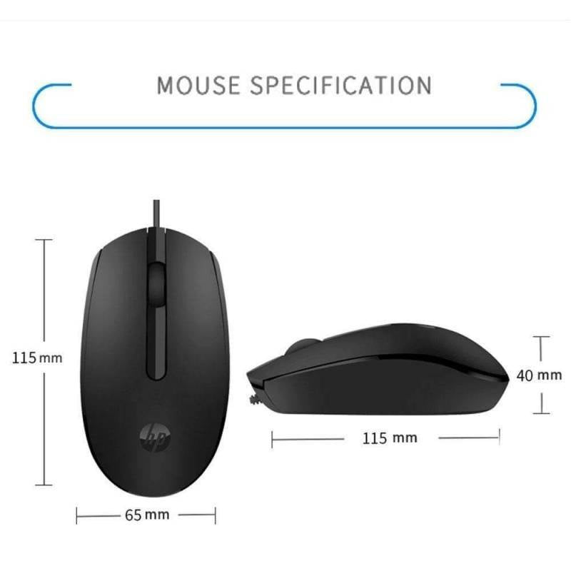 Mouse Alámbrico Hp M10 Negro 3