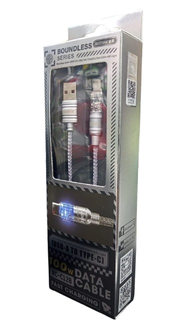 Cable Usb A Tipo/C Rc-C128 Silver Gray Remax 3