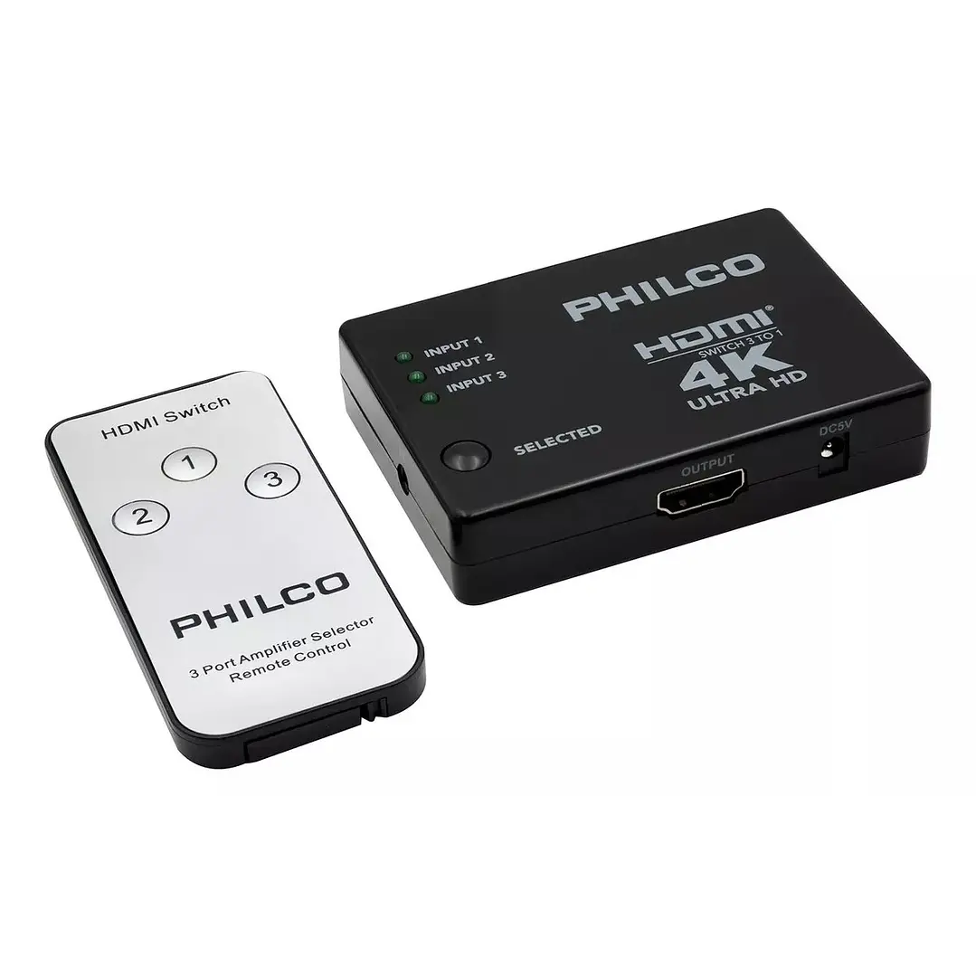 Switch Hdmi P4109 Ultra Hdmi 3X1 Philco 1