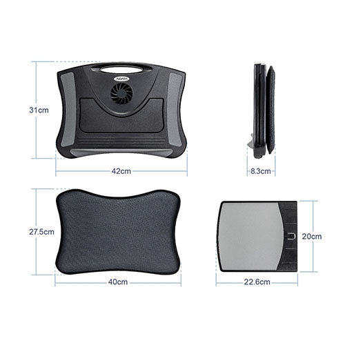 Tablero Portátil Multifunción Lapdesk Ld-1082 Bk 3