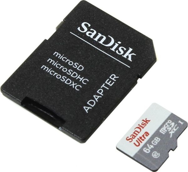 Tarjeta De Memoria Microsd 64Gb Ultra Sandisk 1
