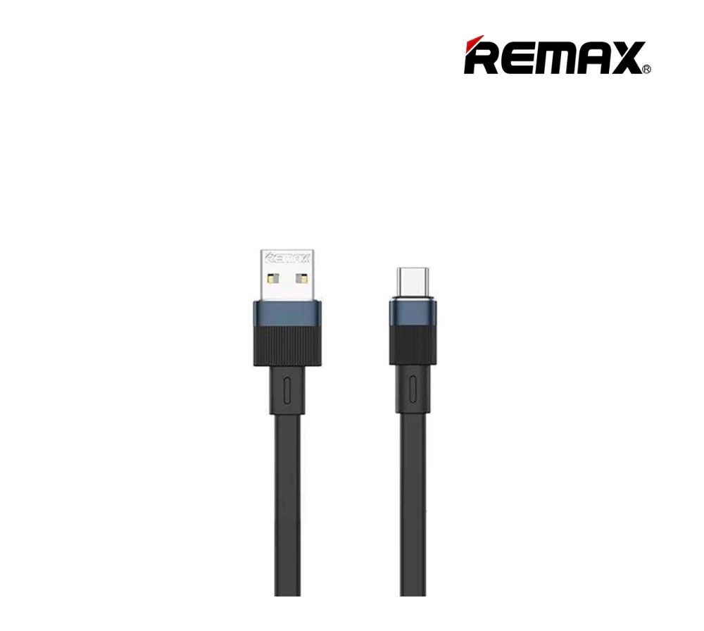 Cable Usb/C 3A Elastic Aluminum Black Rc-C001 Remax 1