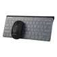 Teclado + Mouse Inalambrico Mini4000 Negro Meetion - Miniatura 1