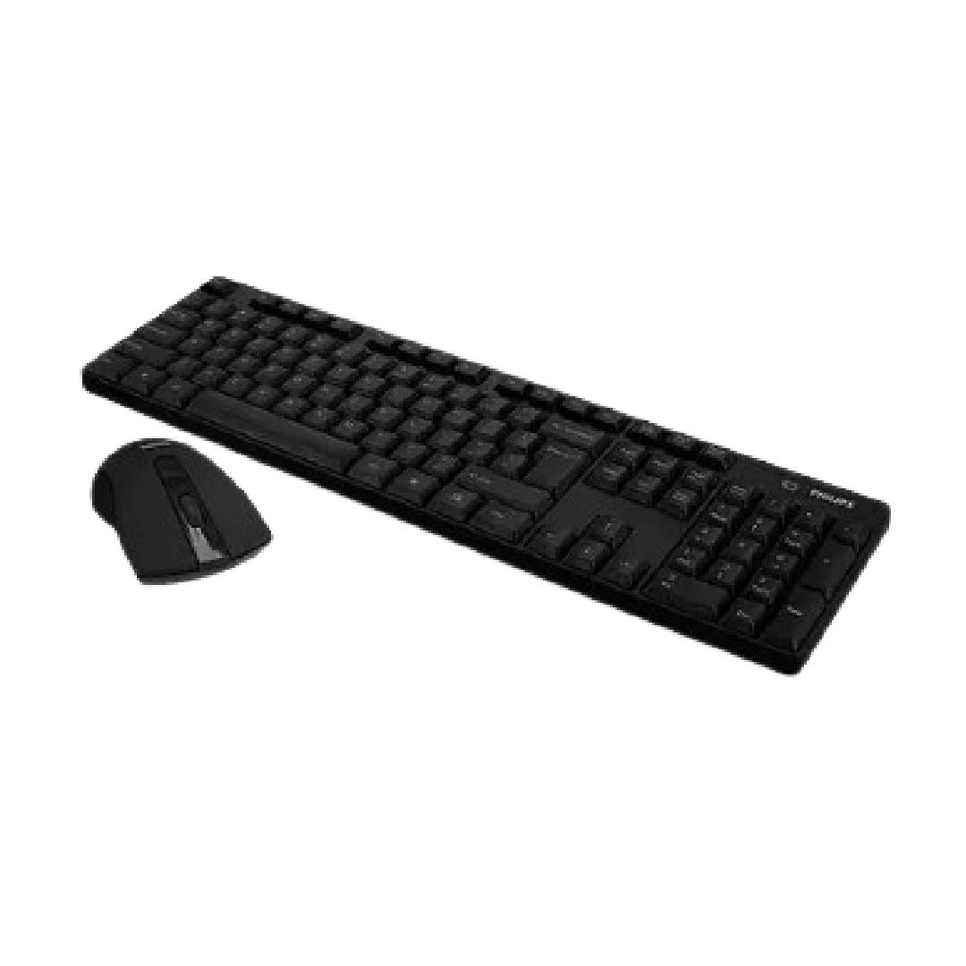 Teclado + Mouse Inalámbrico Spt6501B Negro Philips 2