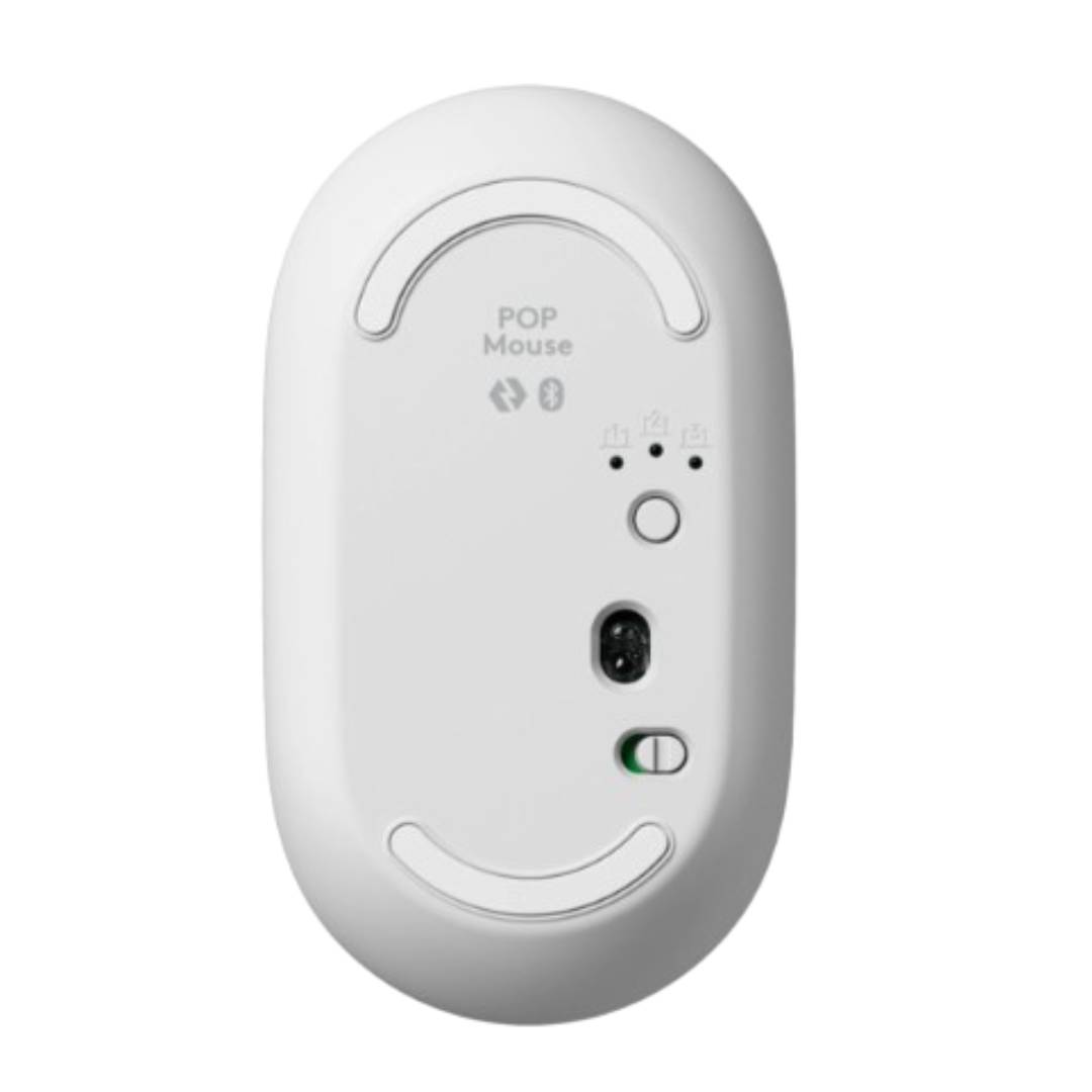 Teclado Bluetooth  + Mouse Esp Blanco Pop Icon  Logitech 3