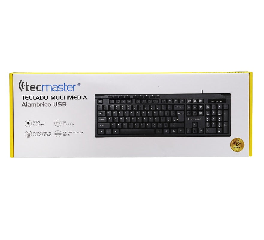 Teclado Alambrico Tecmaster Tm-Kb-M400 3