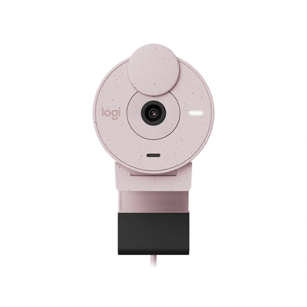 Cámara Web Logitech Brio 300, Full Hd 1080P, Color Rosado 1