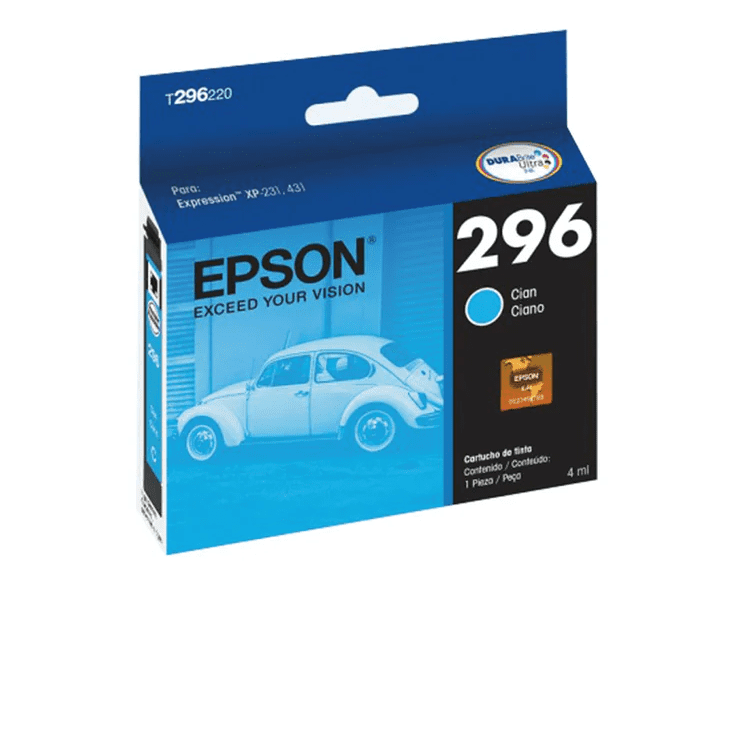 Tinta Original Epson T296 Cian (T296220) 1